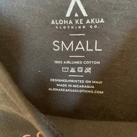 ALOHA KE AKUA CLOTHING CO Maui Hawaii Black T-Shirt Women's Size Small - Picture 5 of 7